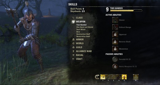ESO Character skill lines